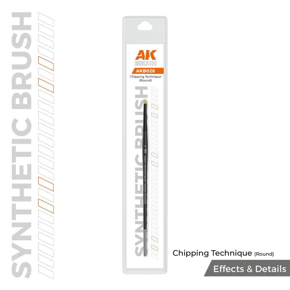 ak-interactive-pennello-chipping-technique-round-pennello-per-effetto-usura-mode image 1