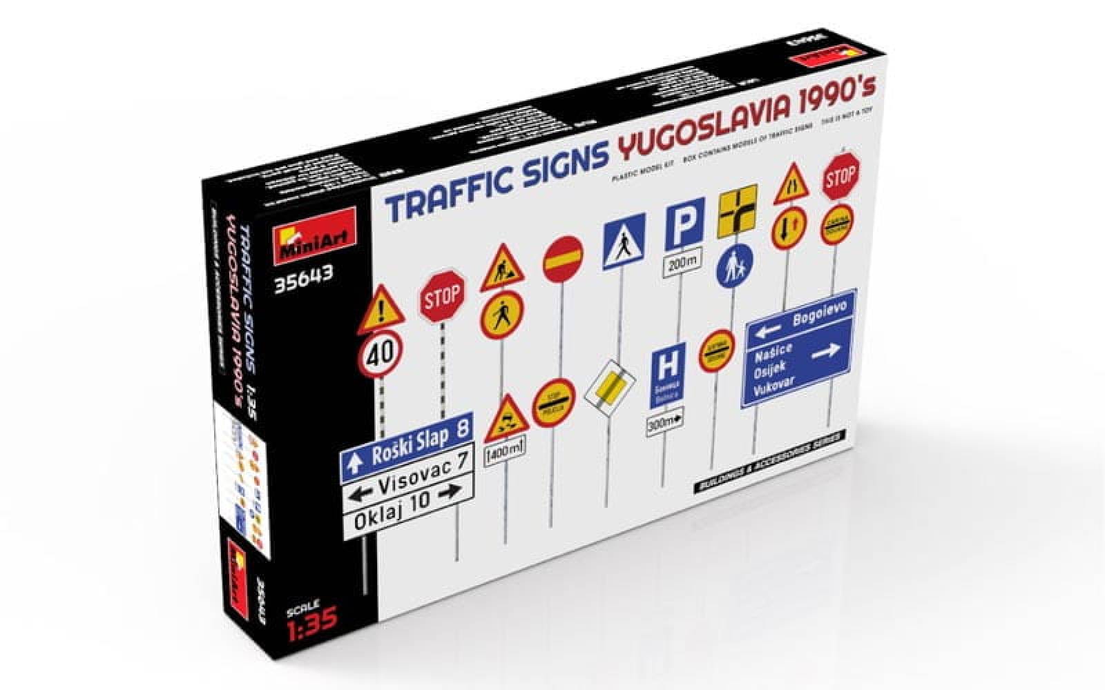ak-interactive-1-35-traffic-signs-yugoslavia-1990s-set-segnali-stradali-in-scala image 2