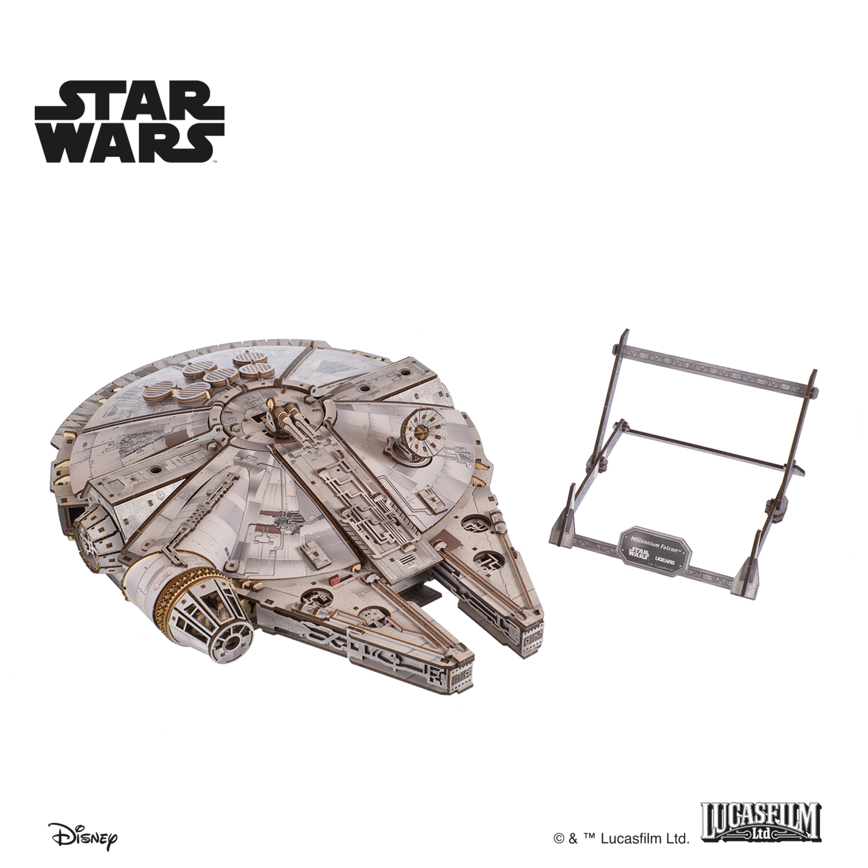 ugears-millennium-falcon-star-wars-1-75-astronave-da-costruire image 6
