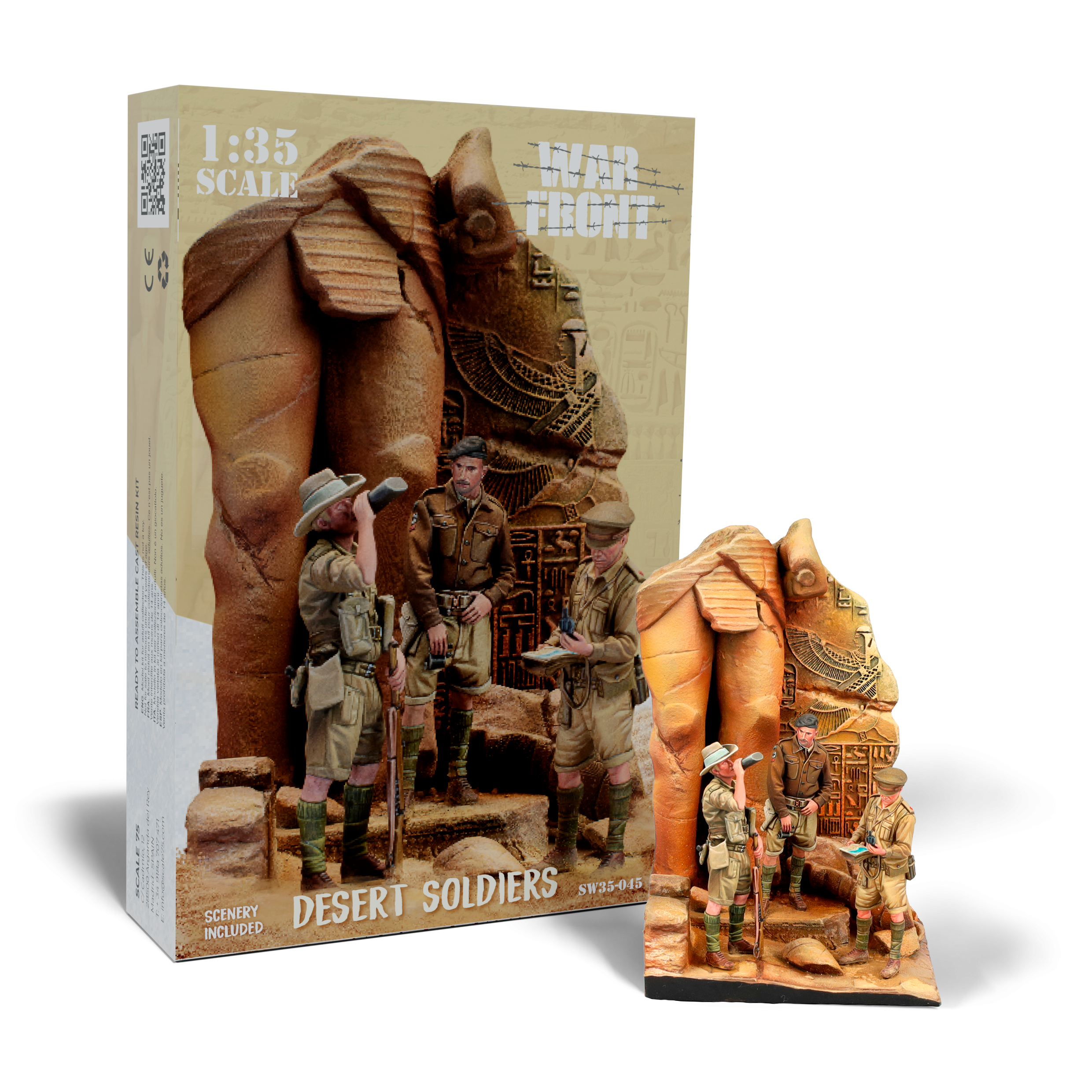 scale75-warfront-desert-rats-1-35-miniatura-militare-in-resina-da-montare-e-dipi image 1