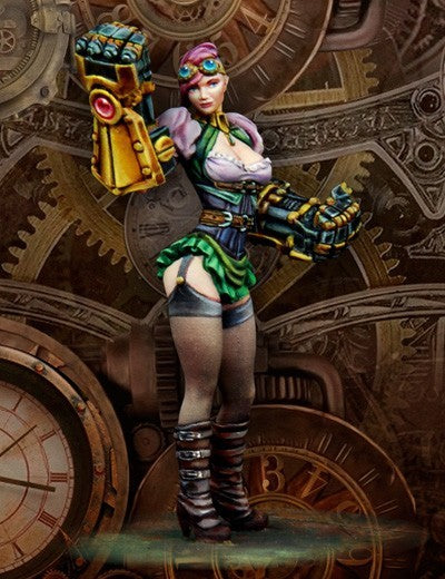 scale75-nancy-steelpunch-35mm-miniatura-steampunk-in-metallo-da-dipingere image 2
