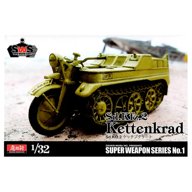 ak-interactive-1-32-sd-kfz-2-kettenkrad-kit-modellismo-mezzo-militare image 1