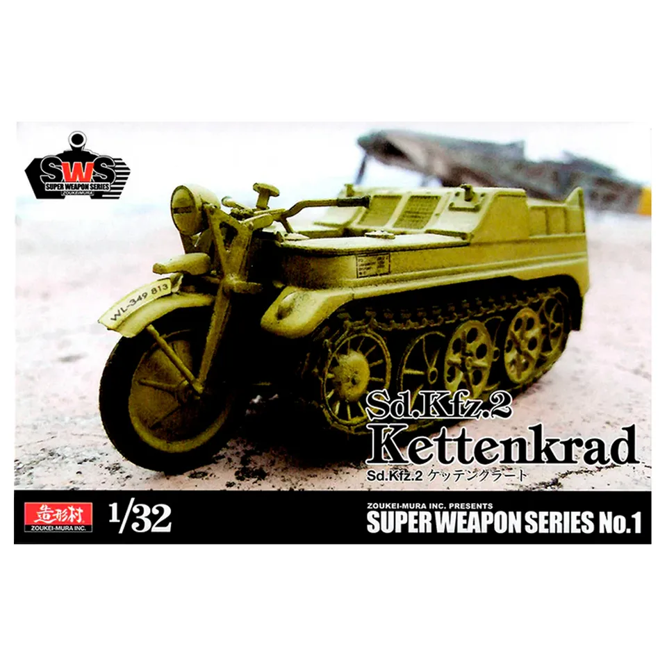 ak-interactive-1-32-sd-kfz-2-kettenkrad-kit-modellismo-mezzo-militare image 1