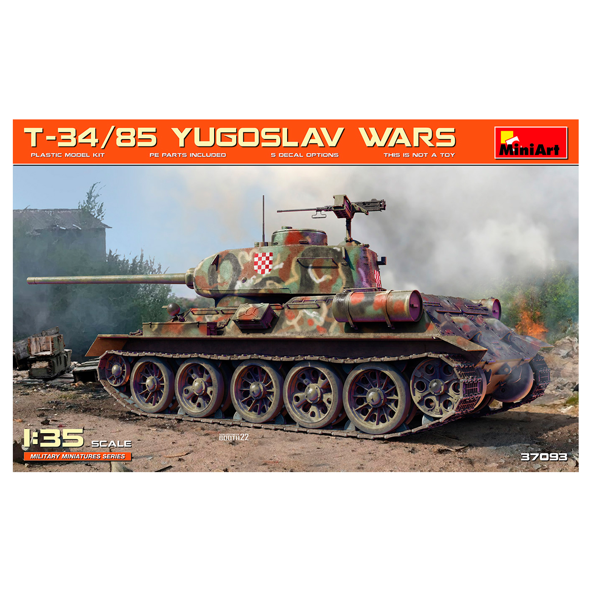 ak-interactive-1-35-t-34-85-yugoslav-wars-kit-di-modellismo-carro-armato image 1