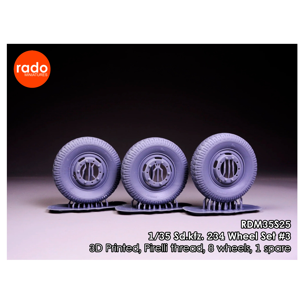 ak-interactive-sd-kfz-234-set-ruote-pirelli-1-35-stampa-3d-accessorio-modellismo image 2
