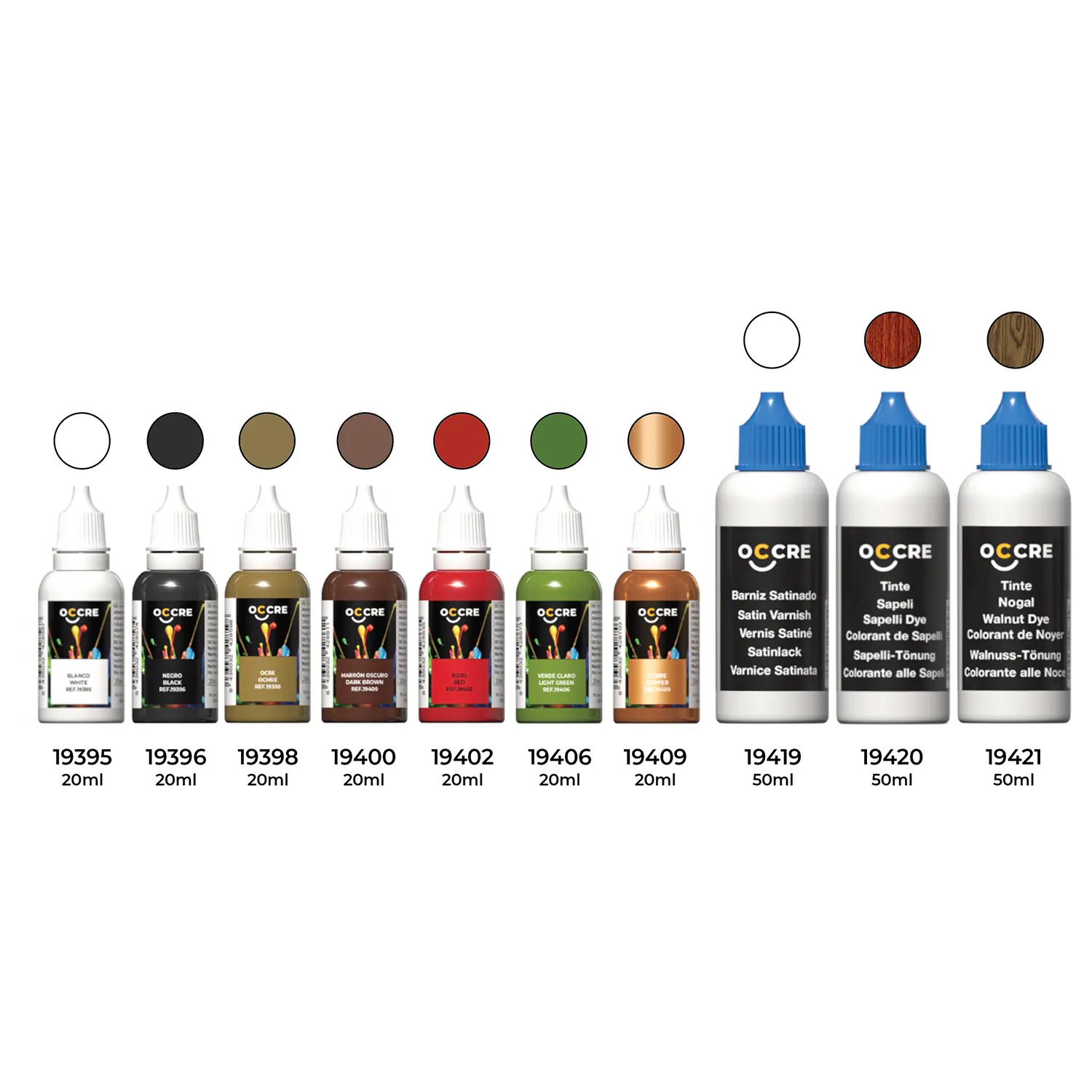 occre-pack-colori-acrilici-endurance-set-10-vasetti-per-modellismo image 1
