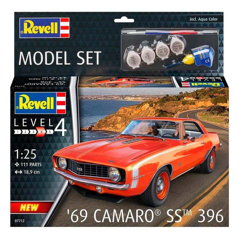 ak-interactive-1-25-model-set-69-camaro-ss image 1