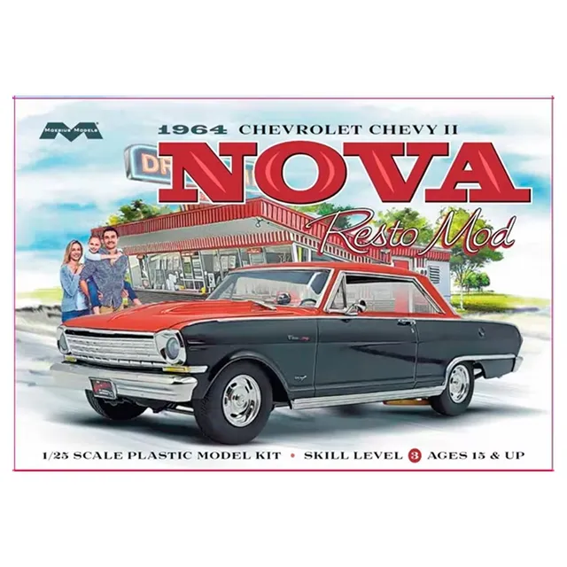 ak-interactive-1-25-1964-chevrolet-chevy-ii-nova-resto-mod-kit-da-costruire-e-di image 1