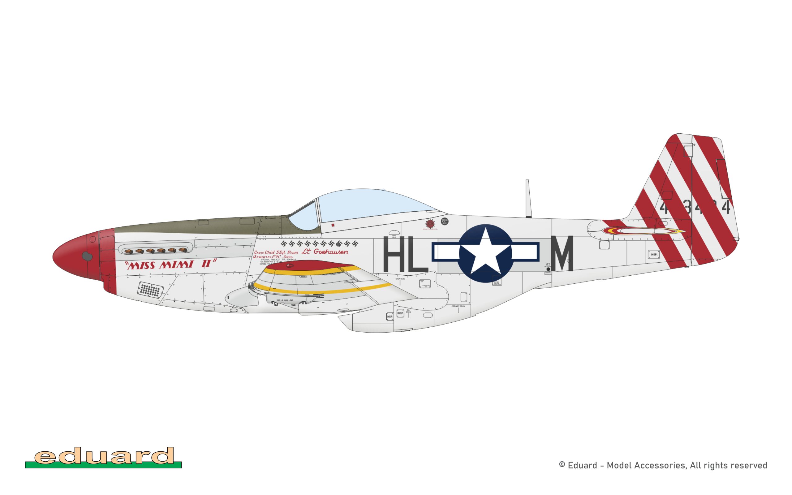 ak-interactive-p-51d-5-mustang-1-72-modello-da-costruire-e-dipingere image 7