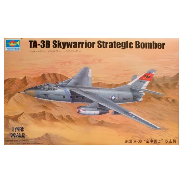 ak-interactive-ta-3b-skywarrior-strategic-bomber-1-48-kit-modellismo image 1