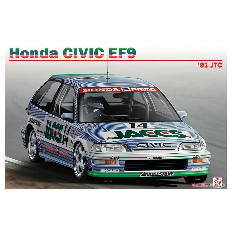 ak-interactive-1-24-honda-civic-ef9-gr-a-1991-jacobs-kit-di-modellismo image 1