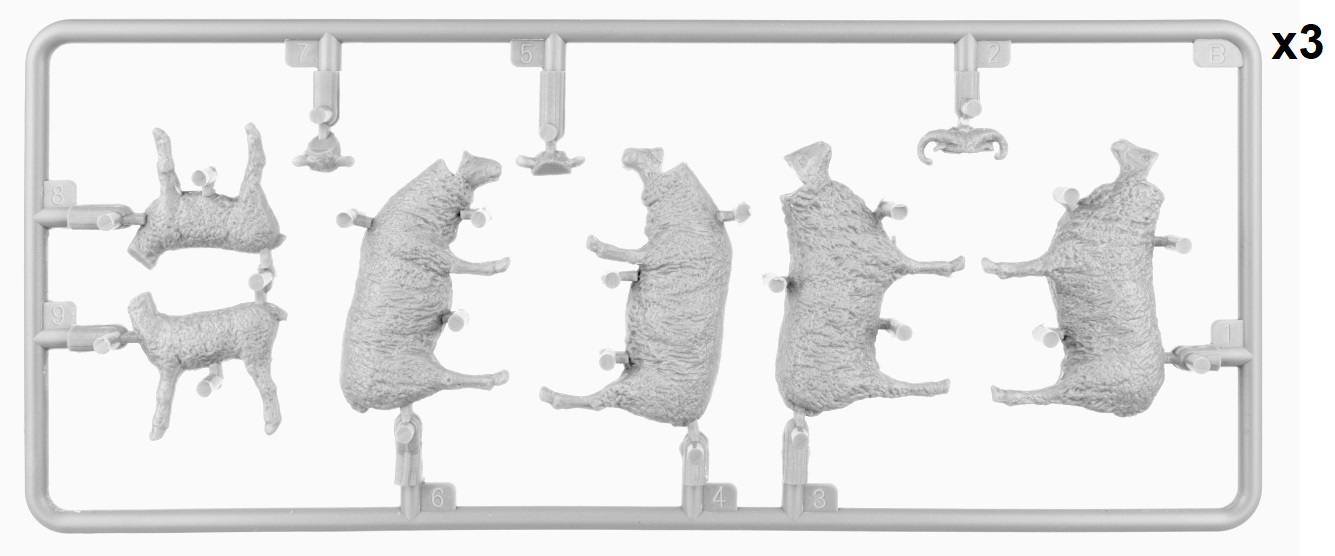 ak-interactive-1-35-sheep-set-di-pecore-in-scala-1-35 image 5