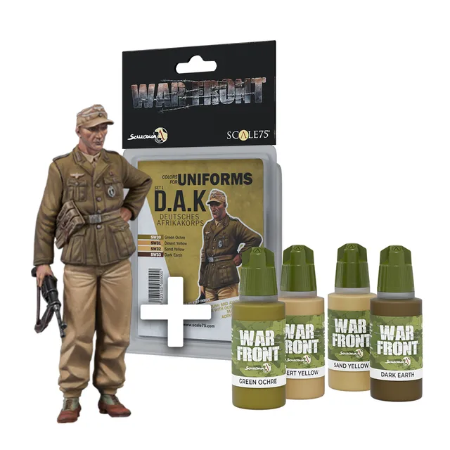 scale75-pack-gefreiter-dak-paint-set-1-figura-1-35-con-set-colori-e-guida image 1