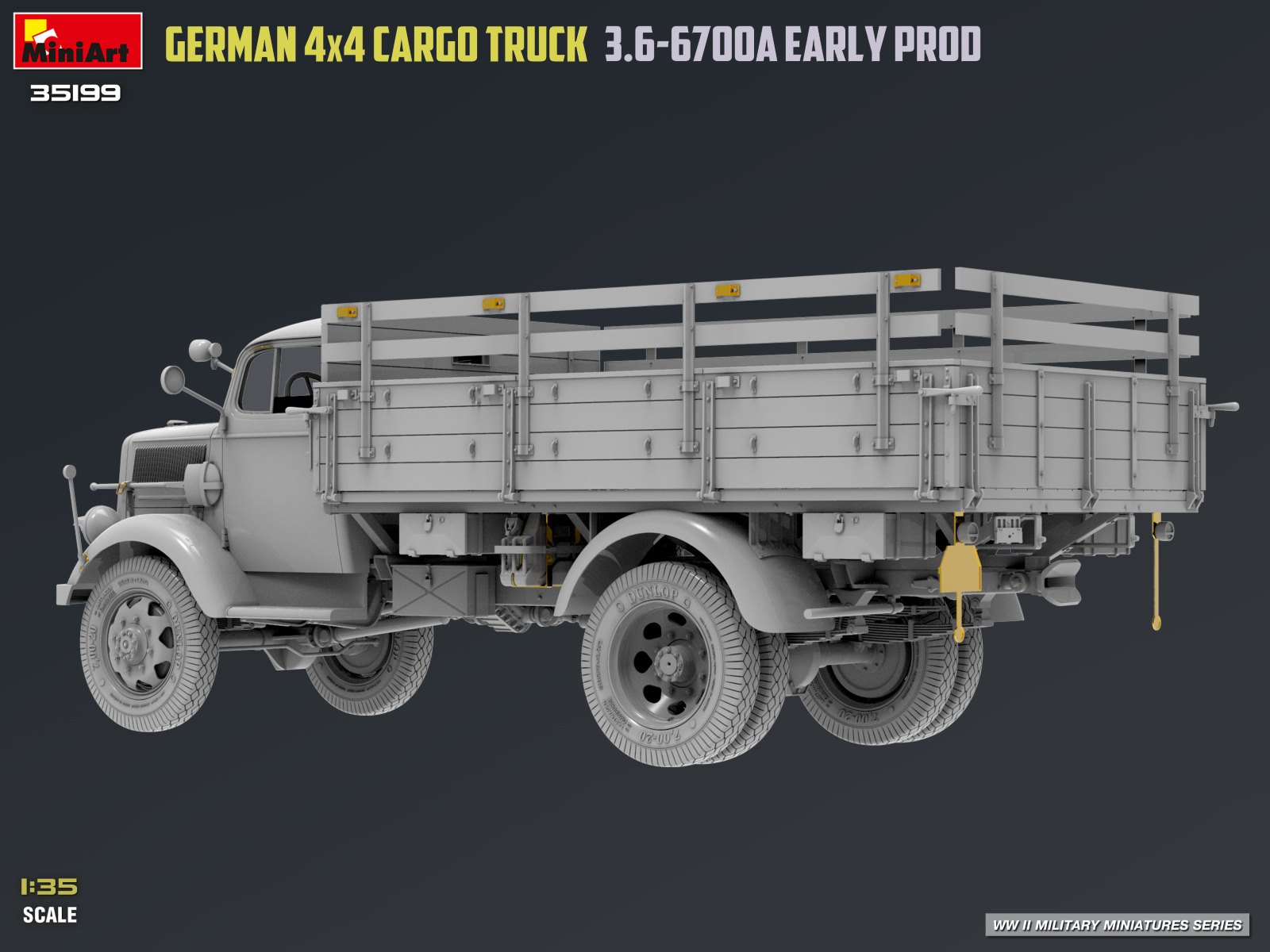 ak-interactive-1-35-german-3t-4x4-cargo-truck-3-6-6700a-early-prod-kit-camion-mi image 7