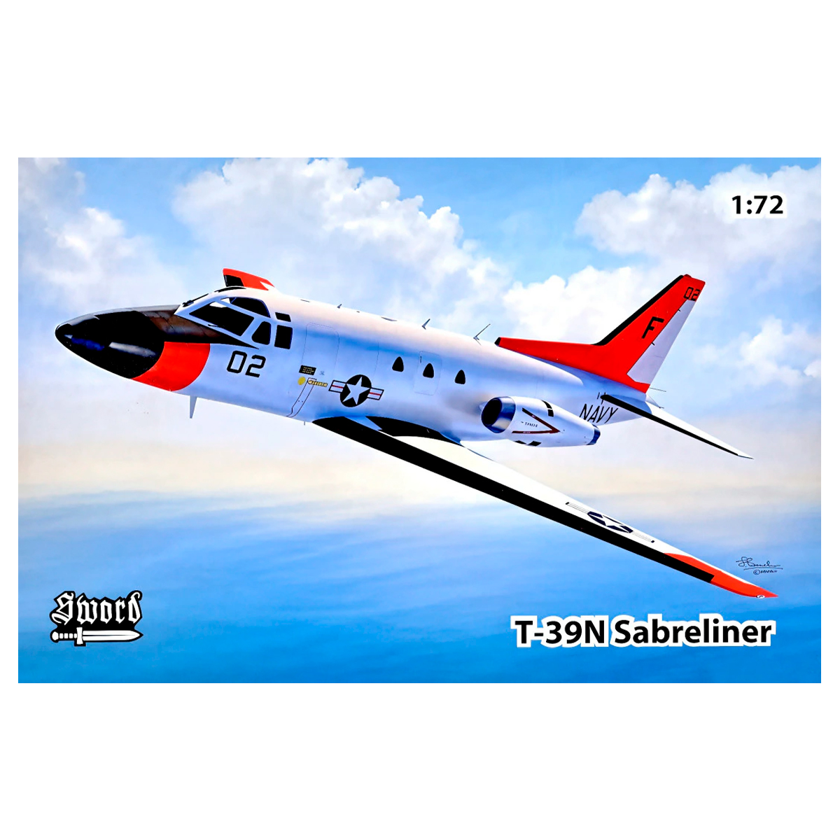 ak-interactive-t-39n-sabreliner-1-72-kit-di-modellismo-aereo-militare image 1