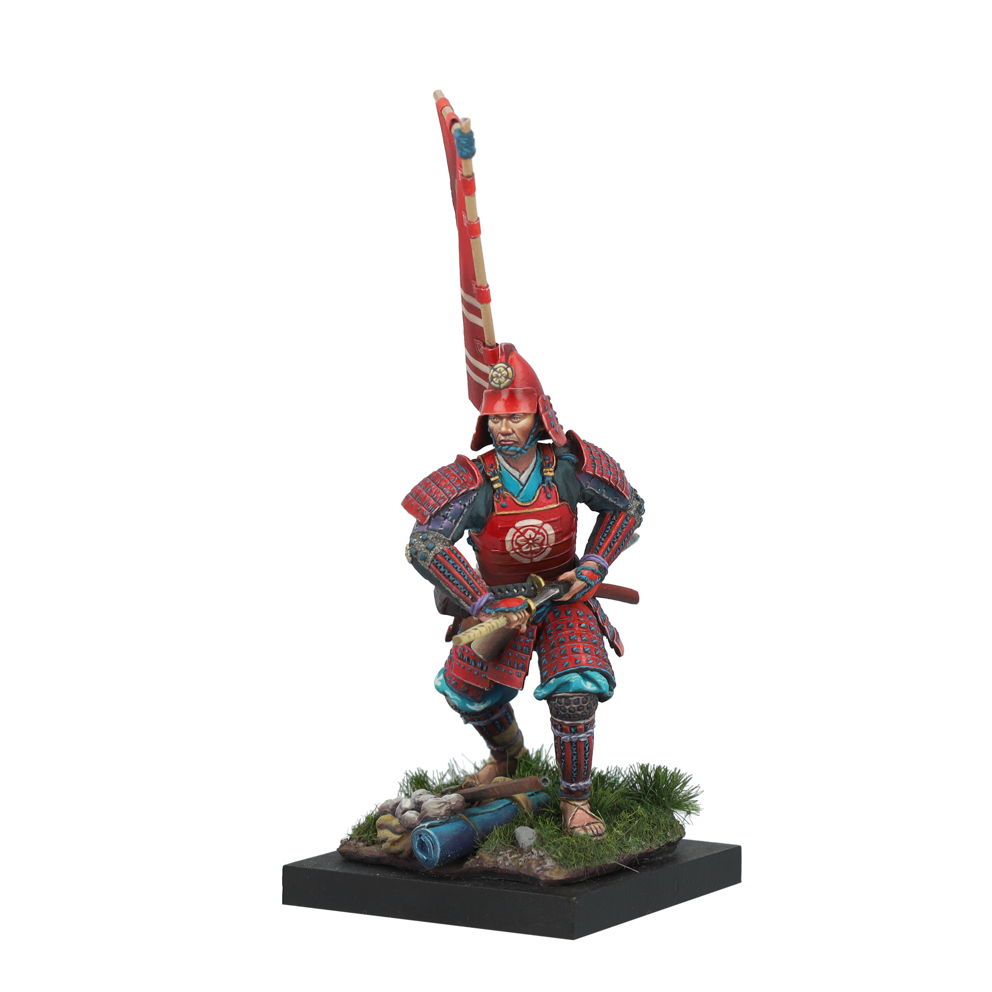 scale75-nobunaga-warrior-figura-metallo-bianco-75mm-warfront image 5