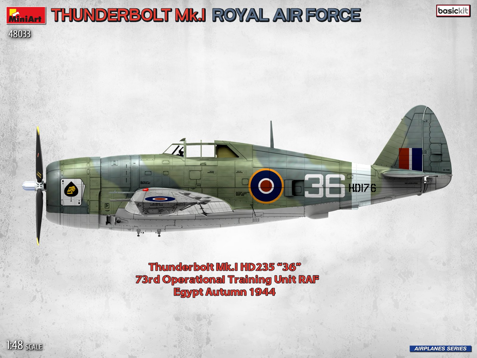 ak-interactive-1-48-thunderbolt-mk-i-royal-air-force-basic-kit-aereo-da-costruir image 4