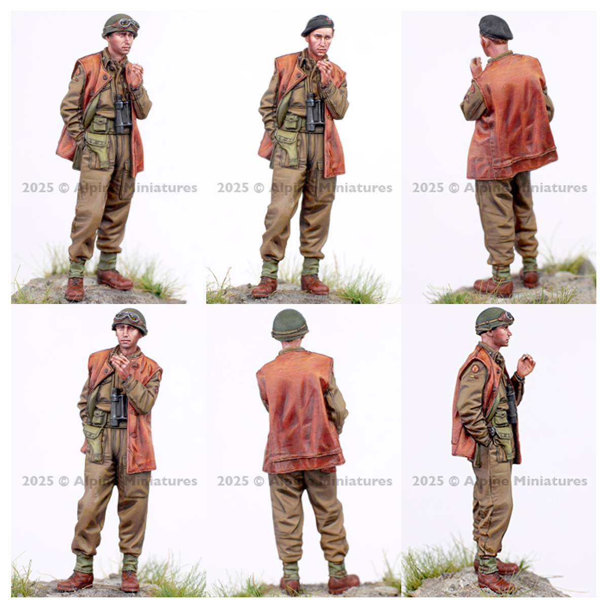 ak-interactive-british-cw-tank-officer-1-35-figura-modellismo-da-costruire-e-dip image 6