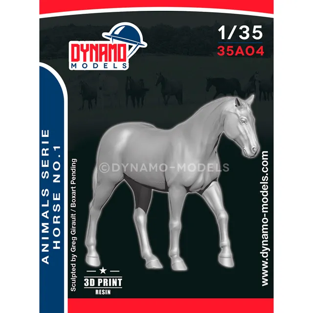 ak-interactive-1-35-animal-set-horse-no-1-set-animali-modellismo image 1