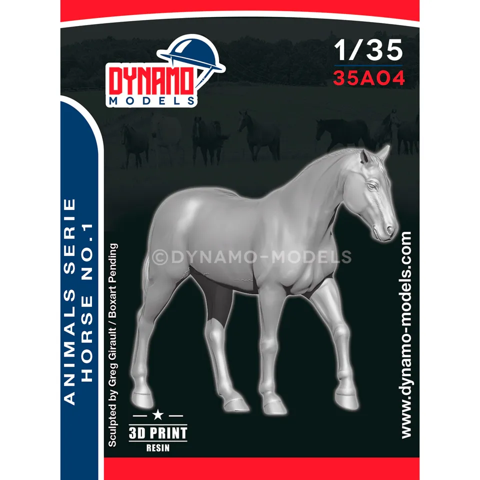 ak-interactive-1-35-animal-set-horse-no-1-set-animali-per-diorami image 1