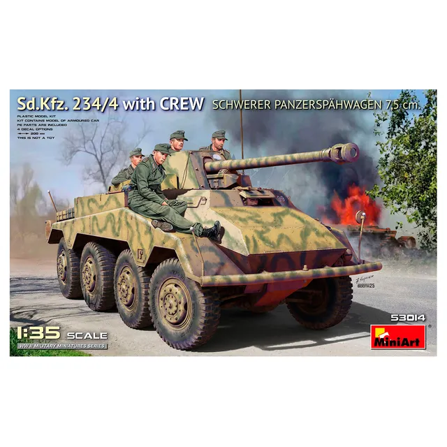 ak-interactive-1-35-sd-kfz-234-4-schwerer-panzersp-hwagen-7-5-cm-con-equipaggio image 1