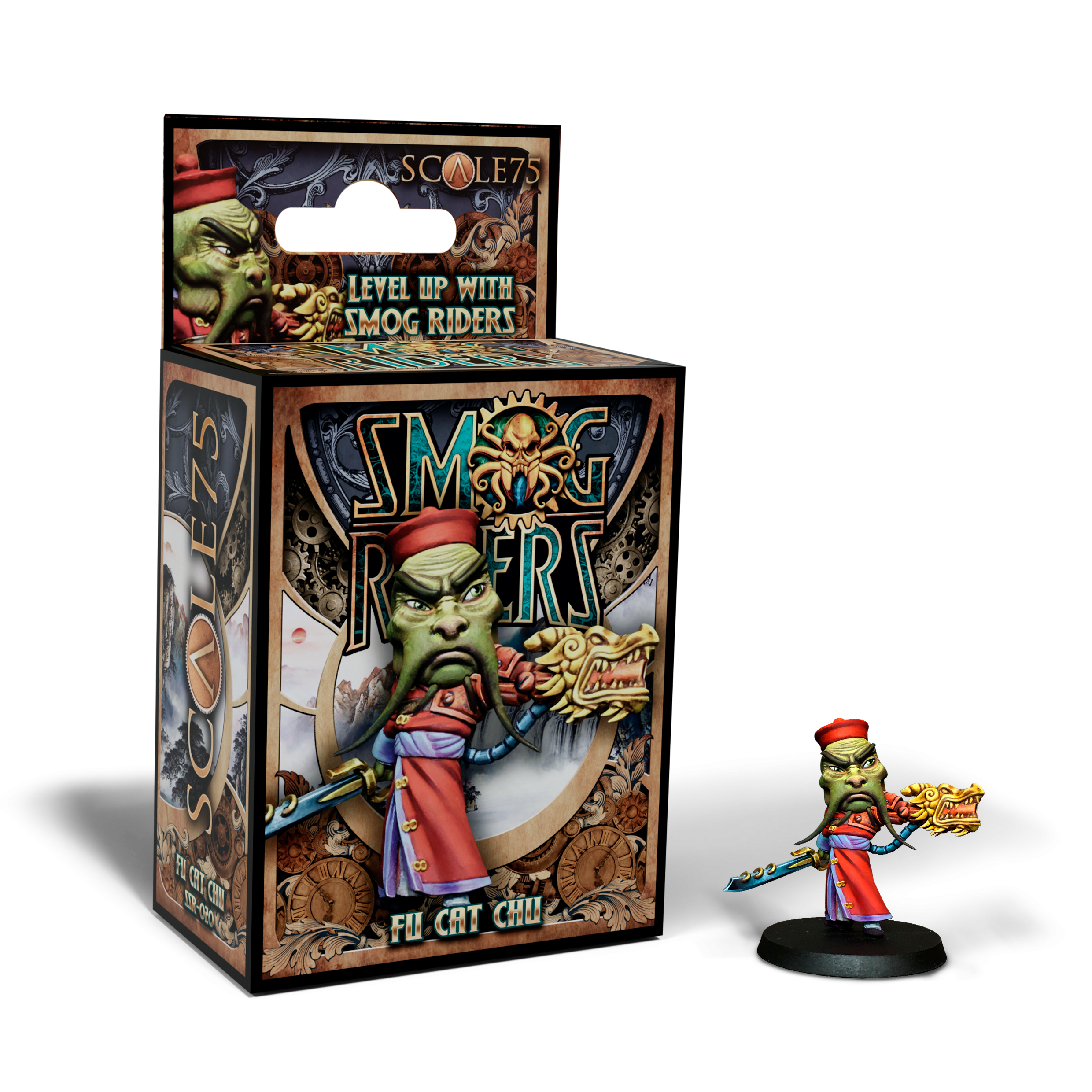 scale75-the-smog-riders-fu-cat-chu-35mm-miniatura-chibi-in-resina-da-montare-e-d image 1