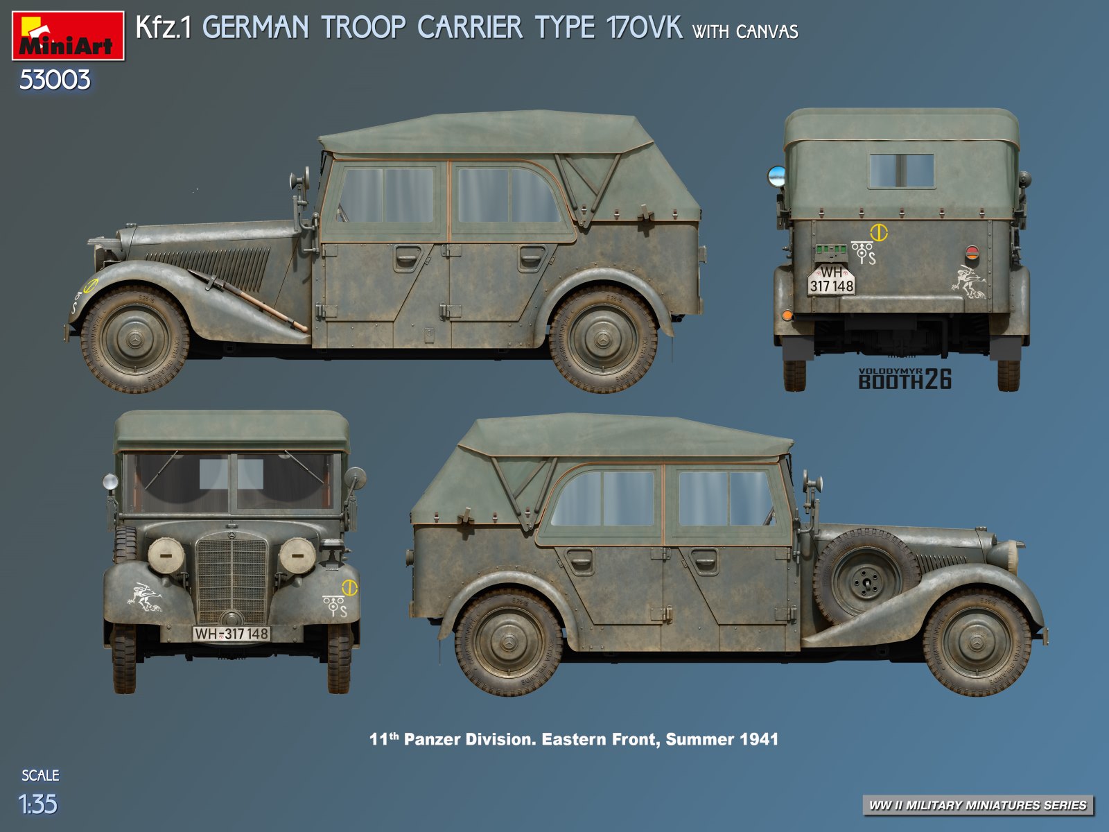 ak-interactive-1-35-kfz-1-german-troop-carrier-type-170vk-w-canvas-kit-auto-mili image 6