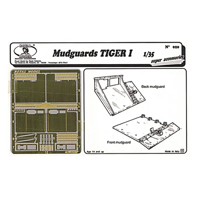 ak-interactive-parafanghi-tiger-i-upgrade-modellismo-1-35 image 1