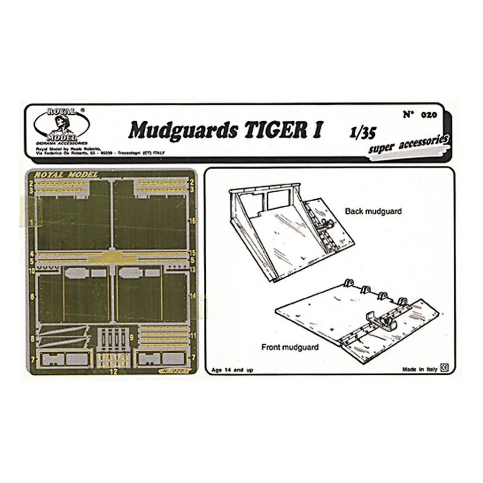 ak-interactive-tiger-i-mudguards-1-35-parafanghi-dettagliati-per-tiger-i image 1