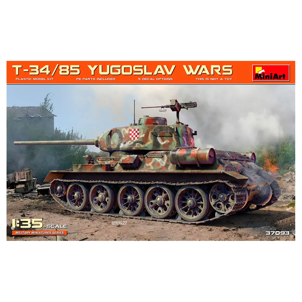 ak-interactive-1-35-t-34-85-yugoslav-wars-kit-di-modellismo-carro-armato image 1