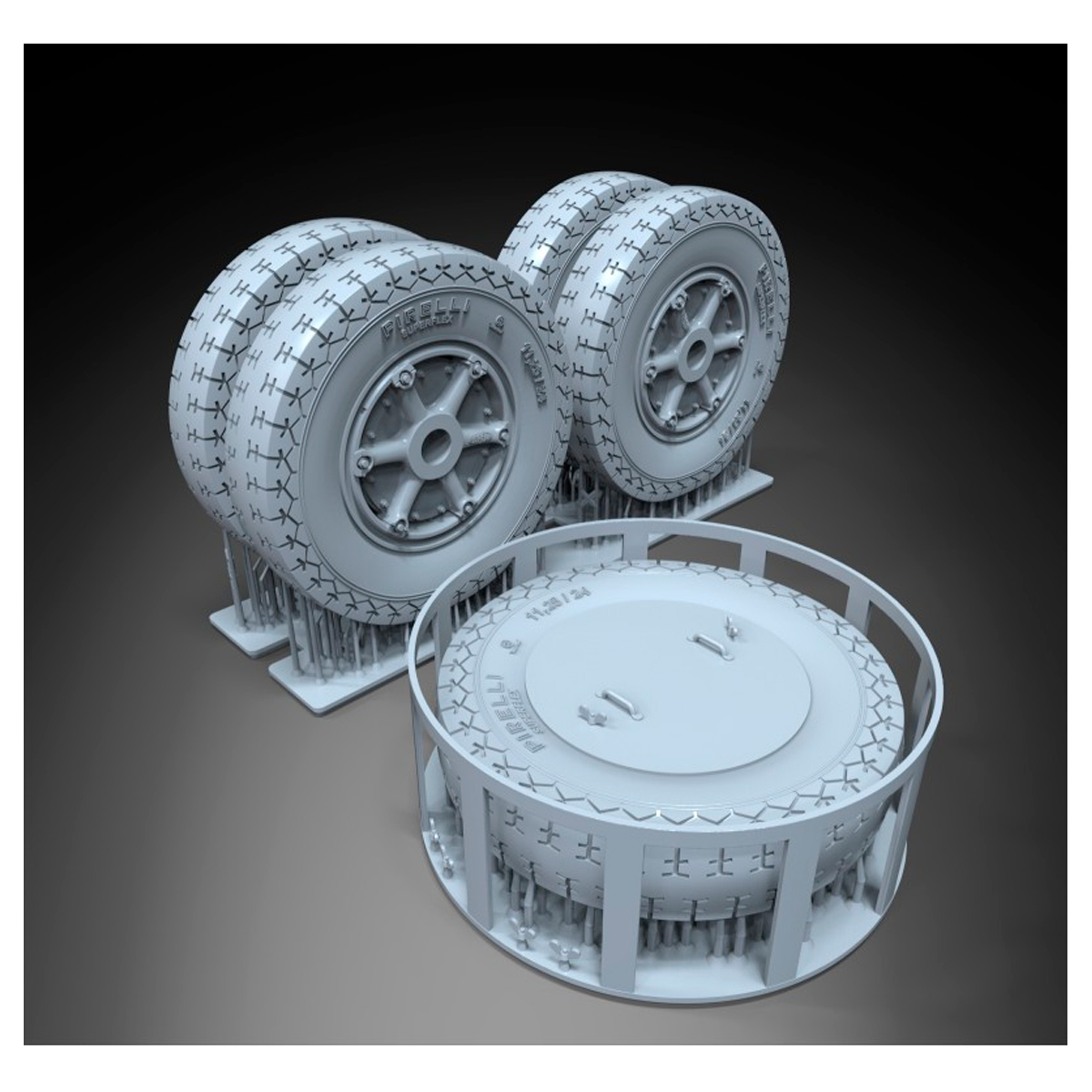 ak-interactive-as42-sahariana-wheels-set-1-35-3d-printed image 1