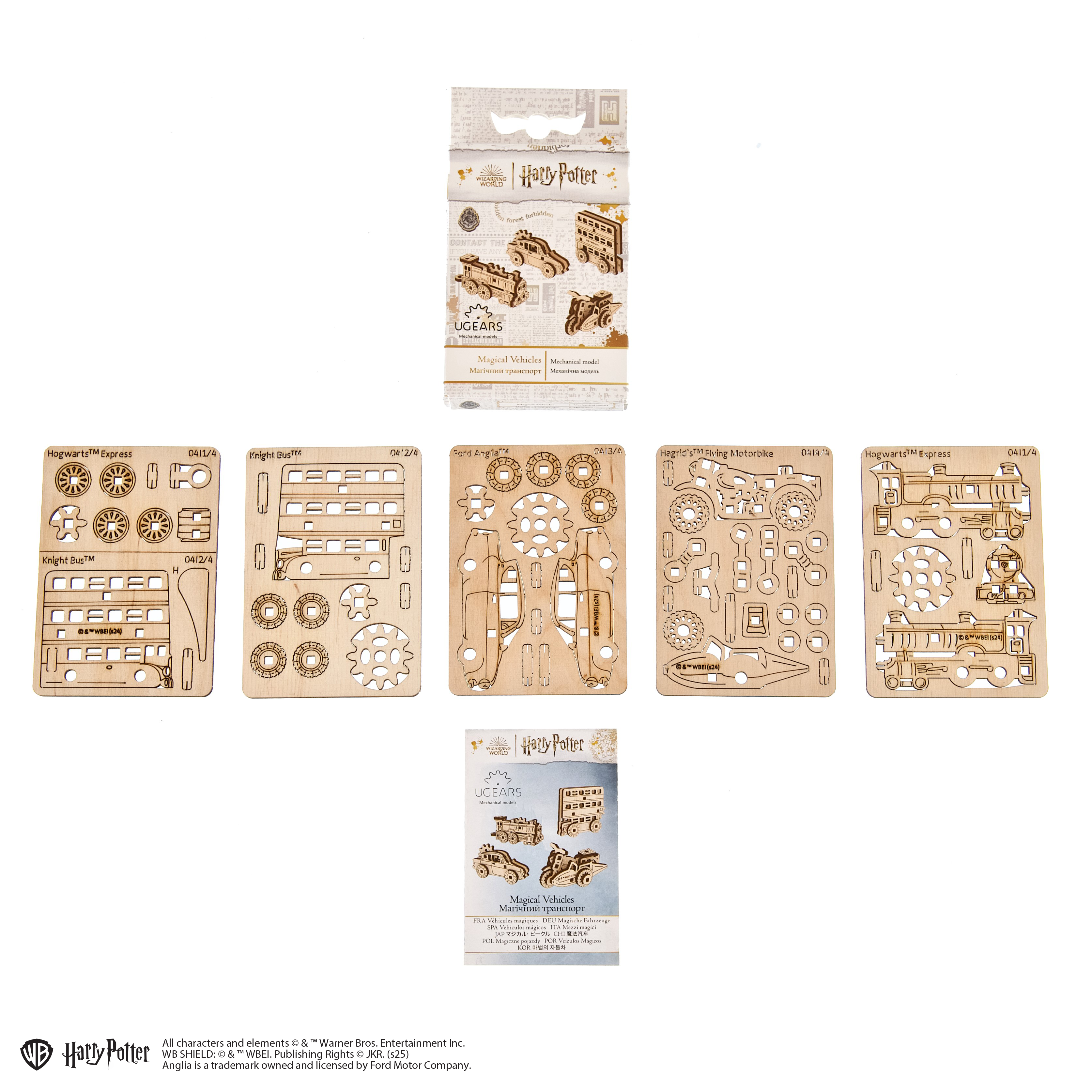 ugears-magical-vehicles-u-fidgets-harry-potter-kit-di-modellismo-in-legno image 8