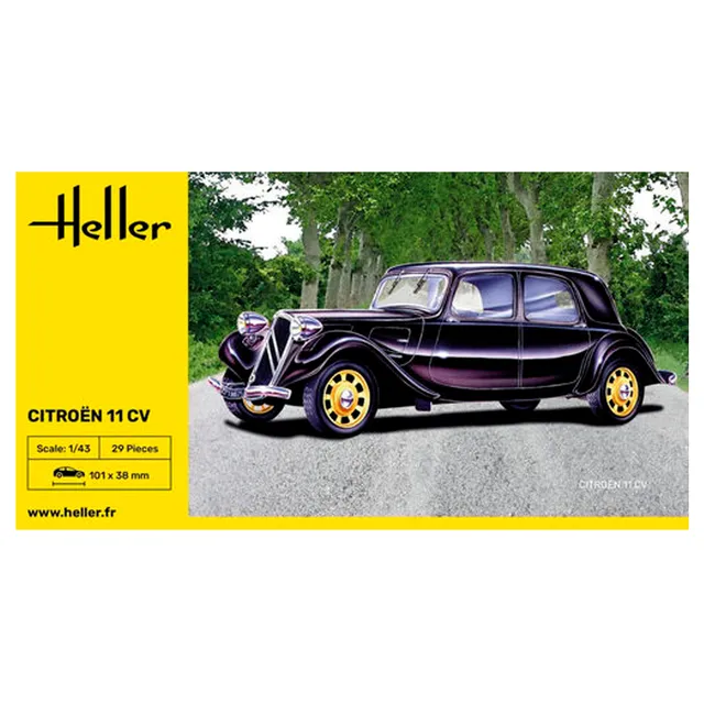 ak-interactive-citroen-11-cv-1-43-kit-auto-da-costruire-e-dipingere image 1