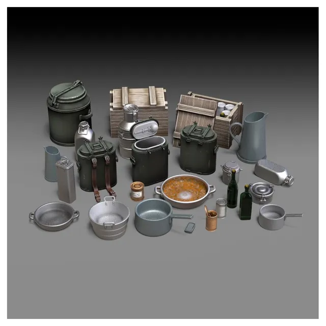 ak-interactive-accessori-cucina-da-campo-tedesca-in-scala-1-35-set-da-diorama image 1