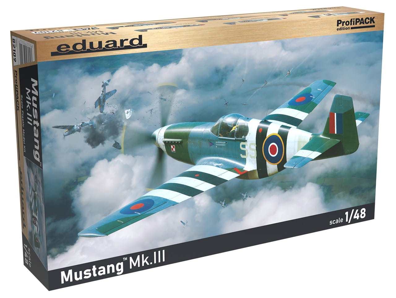 ak-interactive-mustang-mk-iii-1-48-kit-modellismo-caccia-da-costruire-e-dipinger image 2