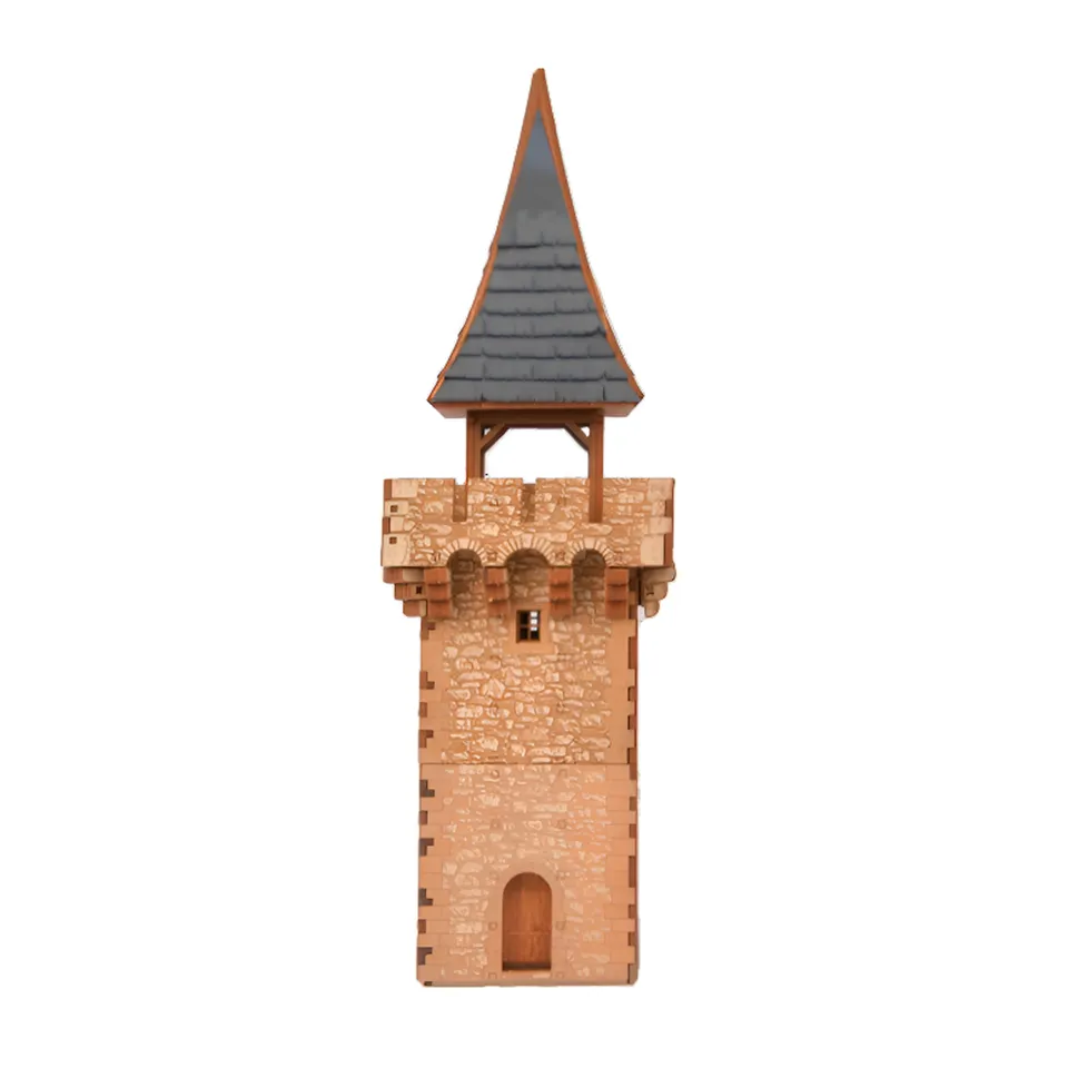 ak-interactive-castle-tower-80-mm-28mm-scale-torre-per-diorami-e-wargame image 1