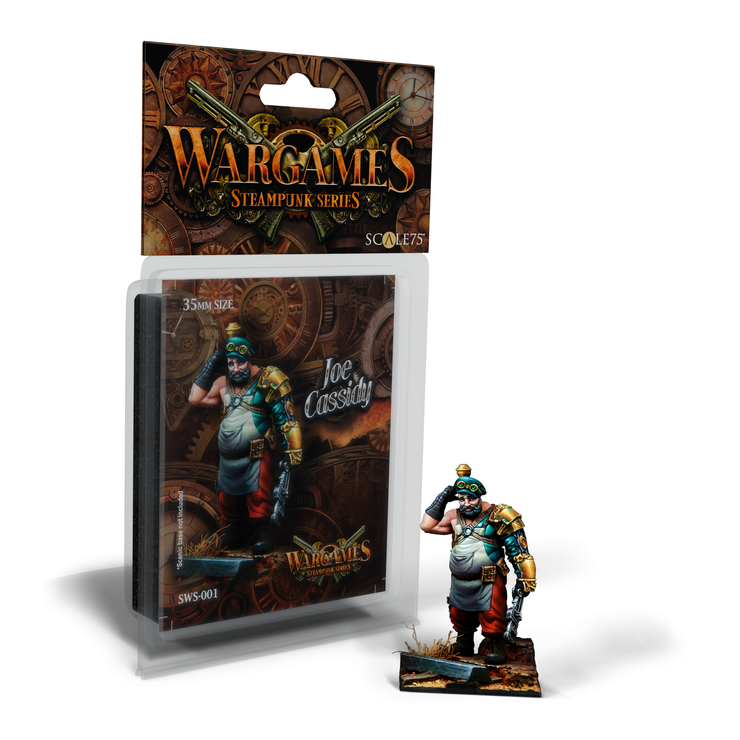 scale75-joe-cassidy-35-mm-miniatura-metallo-bianco-steampunk image 1