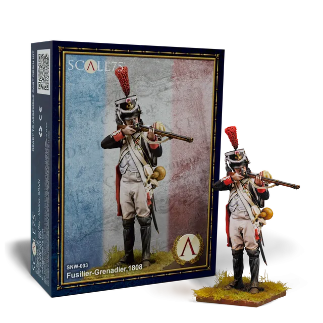 scale75-warfront-fusilier-grenadier-1808-miniatura-resina-75-mm-napoleonic-wars image 1