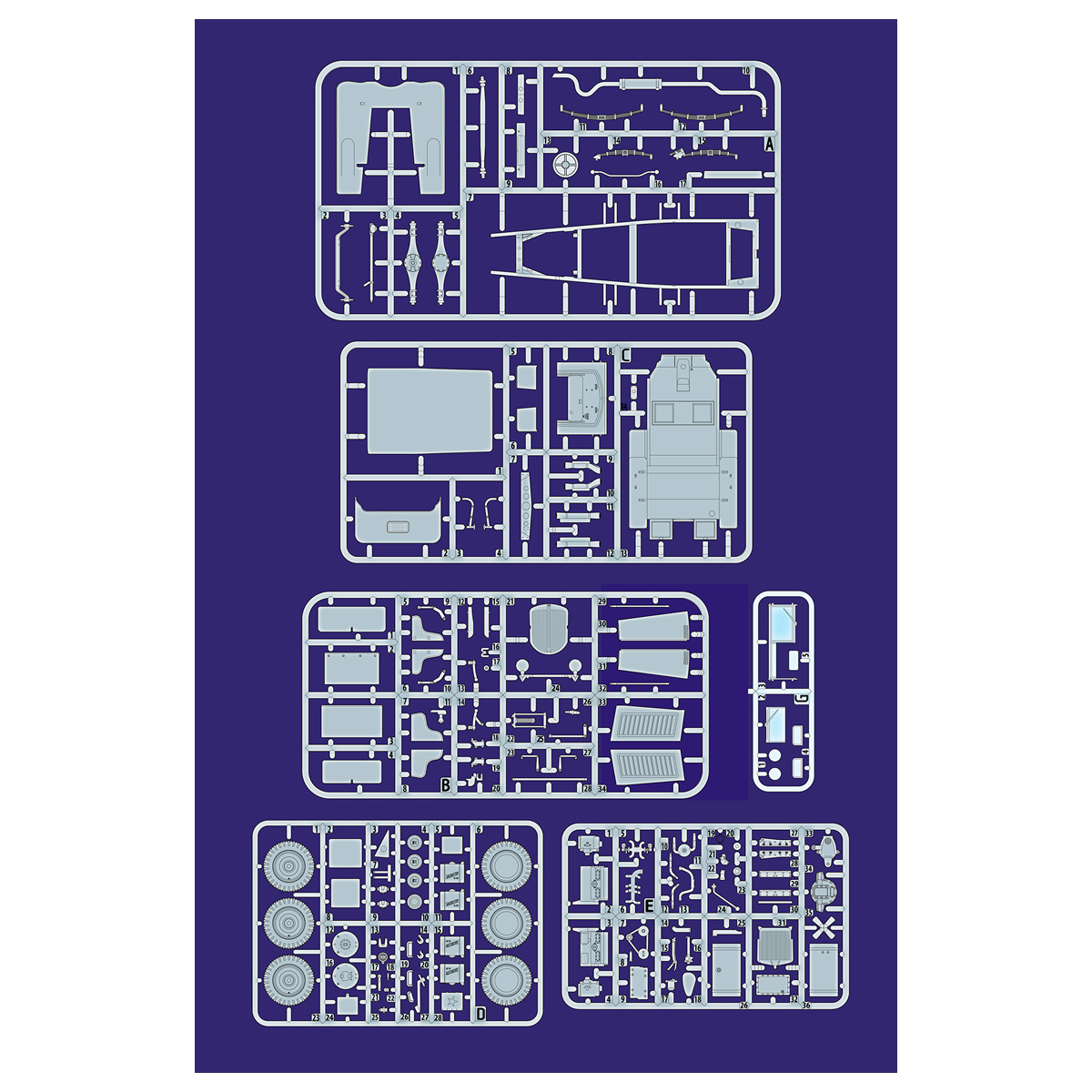 ak-interactive-horch-v8-type-830r-1-35-kit-veicolo-militare-da-costruire-e-dipin image 2