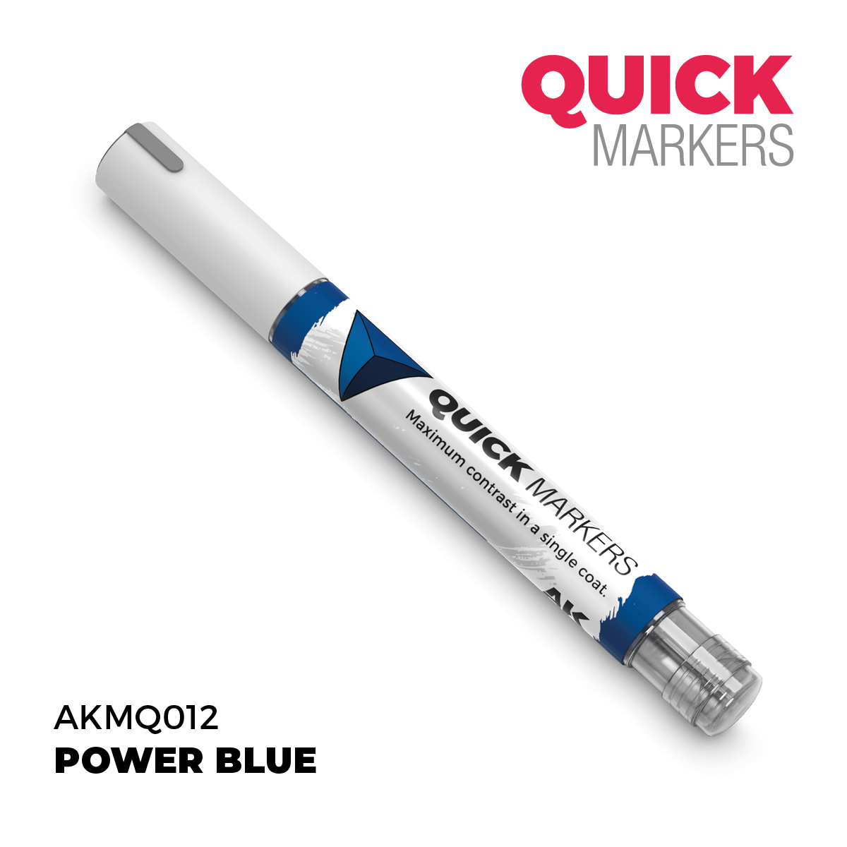 ak-interactive-azul-poderoso-quick-marker-pennarello-modellismo image 2