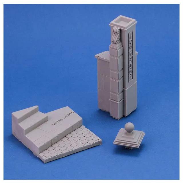 ak-interactive-base-con-colonna-75-mm-basetta-per-modellismo-e-diorami image 1