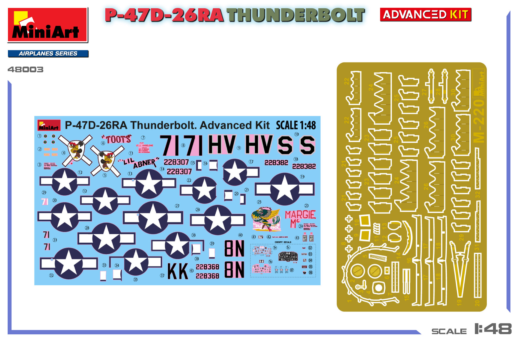 ak-interactive-1-48-p-47d-26ra-thunderbolt-advanced-kit-kit-di-modellismo-da-cos image 2