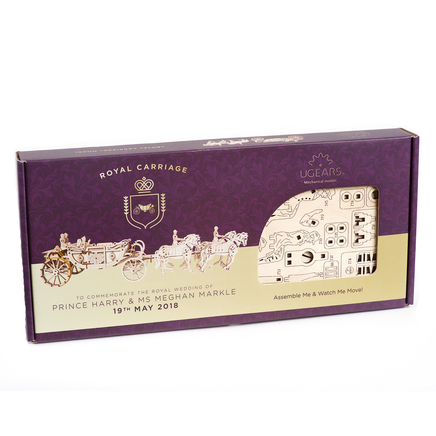 ugears-royal-carriage-carrozza-reale-modello-in-legno image 3