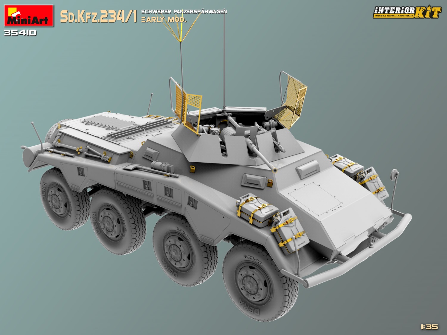 ak-interactive-1-35-sd-kfz-234-1-schwerer-panzersp-hwagen-2-cm-early-mod-kit-con image 4