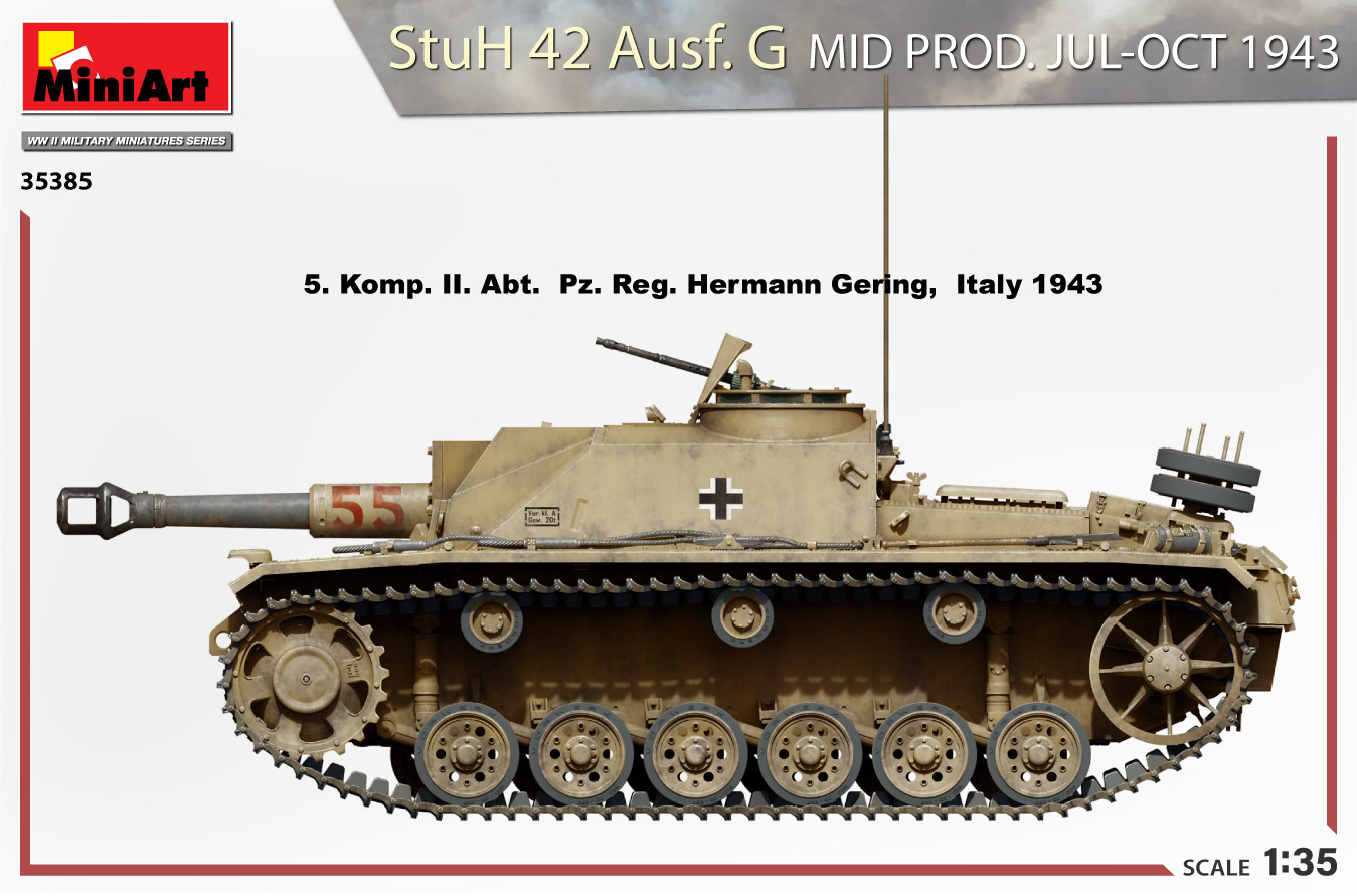 ak-interactive-1-35-stuh-42-ausf-g-mid-prod-jul-oct-1943-kit-modello-semovente-t image 4