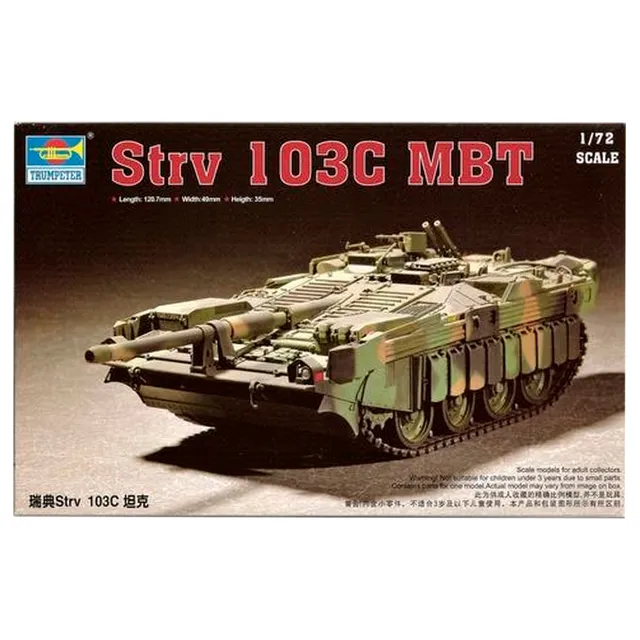 ak-interactive-swedish-strv-103c-mbt-1-72-kit-carro-armato-svedese image 1