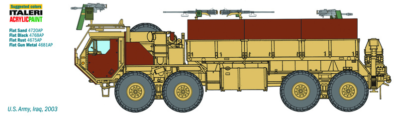 ak-interactive-1-35-hemtt-gun-truck-camion-militare-armato-in-scala-1-35 image 3