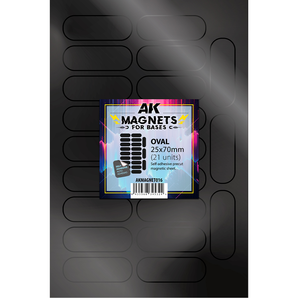 ak-interactive-imanes-ovalados-para-peanas-25x70-mm-set-de-21-unidades image 1
