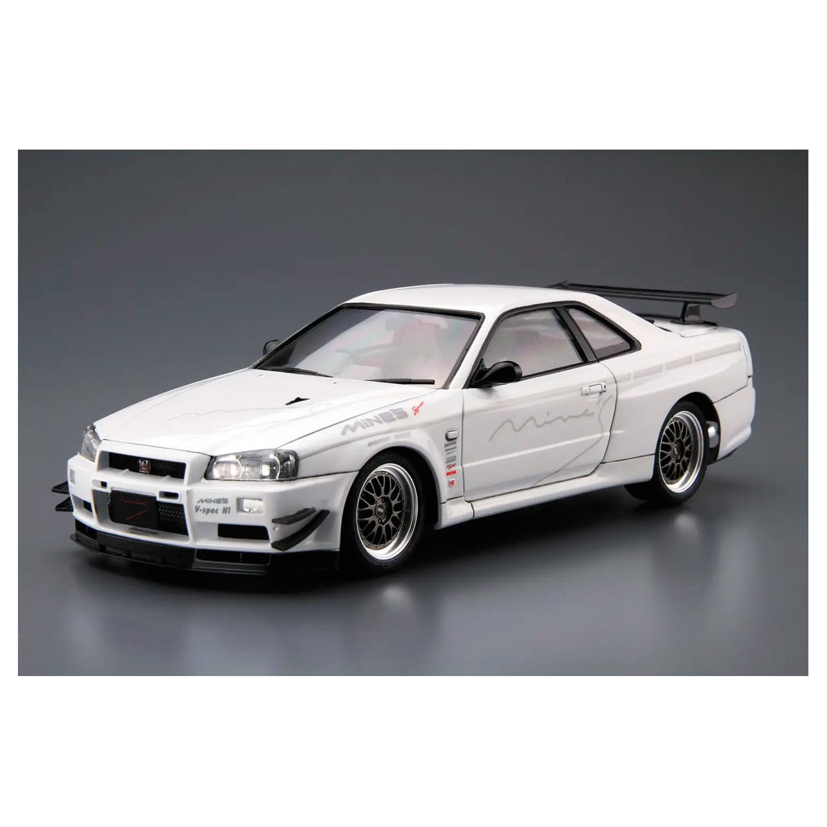 ak-interactive-1-24-nissan-skyline-gt-r-r34-mines-kit-modellismo-auto-da-assembl image 2