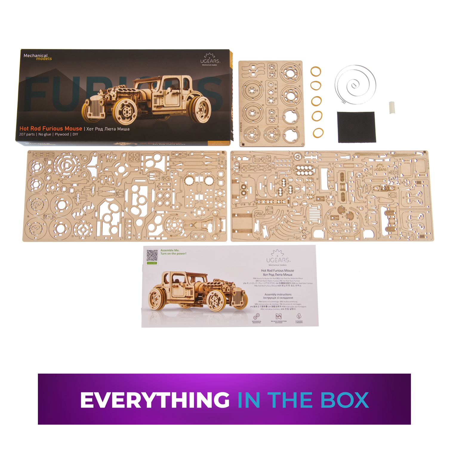 ugears-hot-rod-furious-mouse-mini-hot-rod-auto-in-legno-3d-u-mini image 6